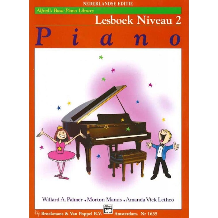 Alfred's Basic Piano Library Lesboek Niveau 2 