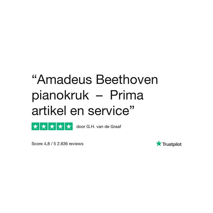 Amadeus Beethovenbank Ergonomisch PE (skai zitting) 