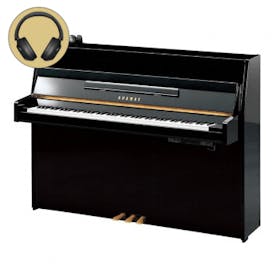 Yamaha B1 SC2 PE messing silent piano (zwart hoogglans) 
