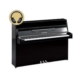 Yamaha B1 SC3 PE messing silent piano (zwart hoogglans) 