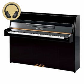 Yamaha B1 SC3 PE messing silent piano (zwart hoogglans) 