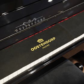 Oostendorp Pianoloper vilt zwart met gouden logo 