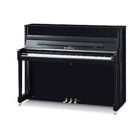 Kawai K200 Zwarte Akoestische Piano Chroom