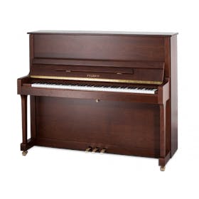 Feurich 122 Walnoot Messing Piano