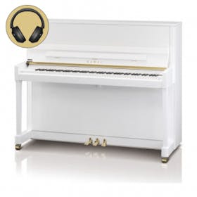 Kawai K-300 ATX4 WH/P messing silent piano 