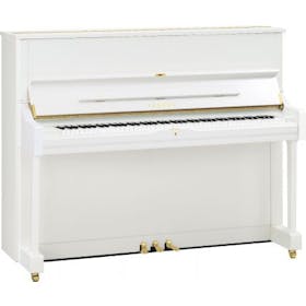 Yamaha U1 Q  PWH messing piano (wit hoogglans) 