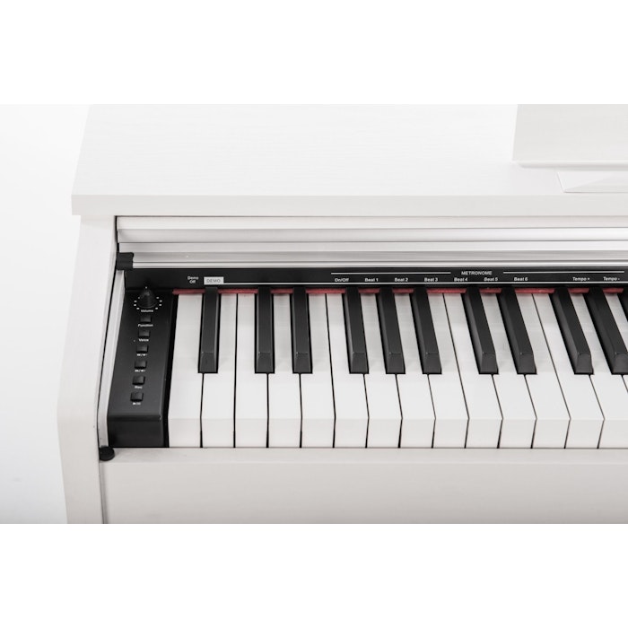Witte digitale piano