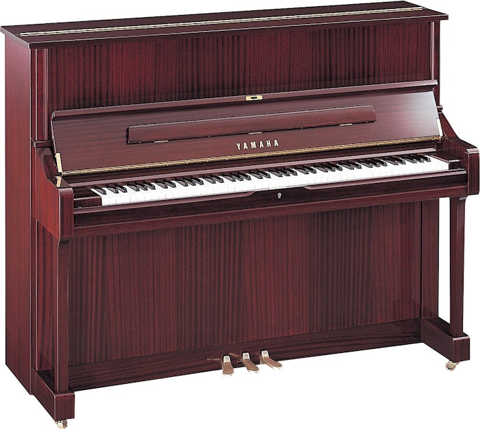 Yamaha U1 Q  PM messing piano (mahonie hoogglans) 