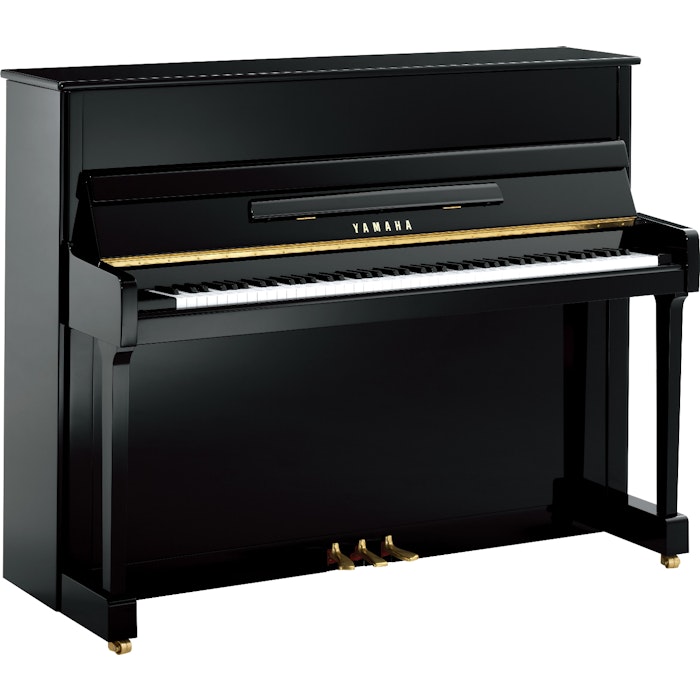 Yamaha P116 M PE messing piano (zwart hoogglans) 