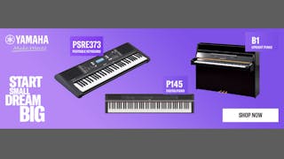 Yamaha Start Small Dream Big piano's en keyboard's